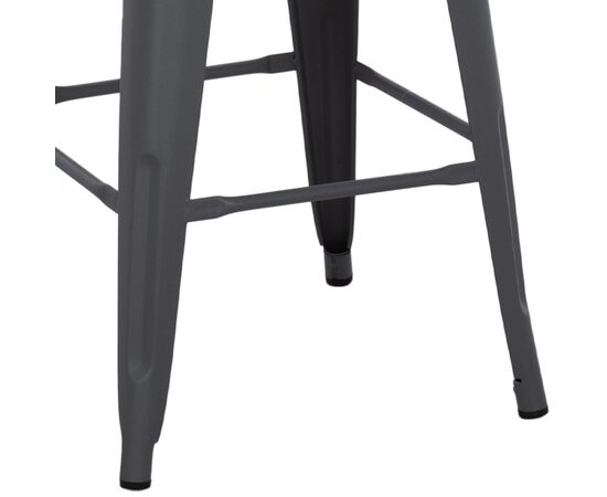 ΣΚΑΜΠΟ ΜΕΣΑΙΟΥ ΥΨΟΥΣ ΜΕΤΑΛΛΙΚΟ MELITA-PRO HM8573.50 ΓΚΡΙ 43x43x67Υεκ. - ΣΚΑΜΠΟ ΜΠΑΡ στο Milonadakis.gr