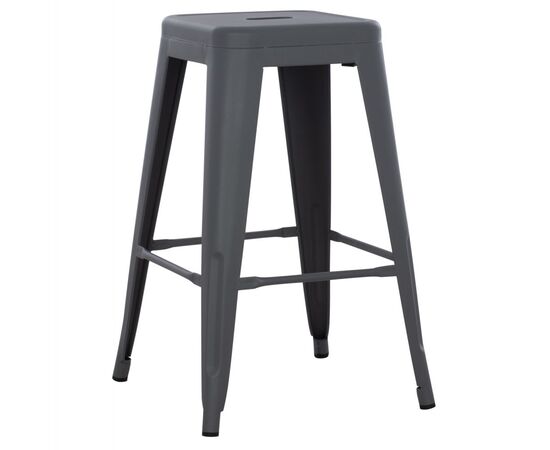 ΣΚΑΜΠΟ ΜΕΣΑΙΟΥ ΥΨΟΥΣ ΜΕΤΑΛΛΙΚΟ MELITA-PRO HM8573.50 ΓΚΡΙ 43x43x67Υεκ. - ΣΚΑΜΠΟ ΜΠΑΡ στο Milonadakis.gr