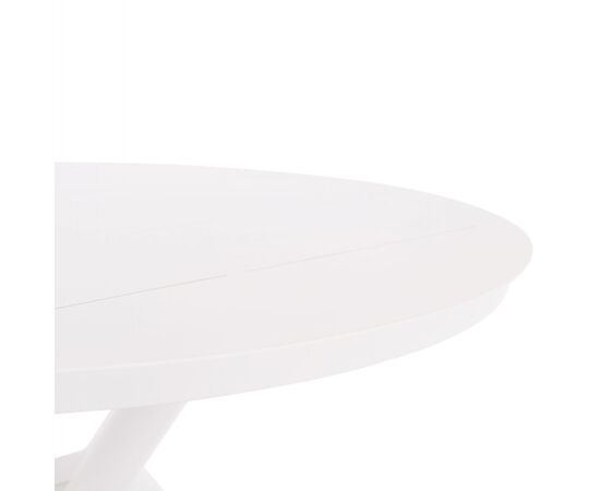 ΤΡΑΠΕΖΙ ΣΤΡΟΓΓΥΛΟ ΑΛΟΥΜΙΝΙΟΥ HIGER HM6289.02 ΛΕΥΚΟ Φ90x74Yεκ. - ΤΡΑΠΕΖΙΑ ΕΞ. ΧΩΡΟΥ στο Milonadakis.gr