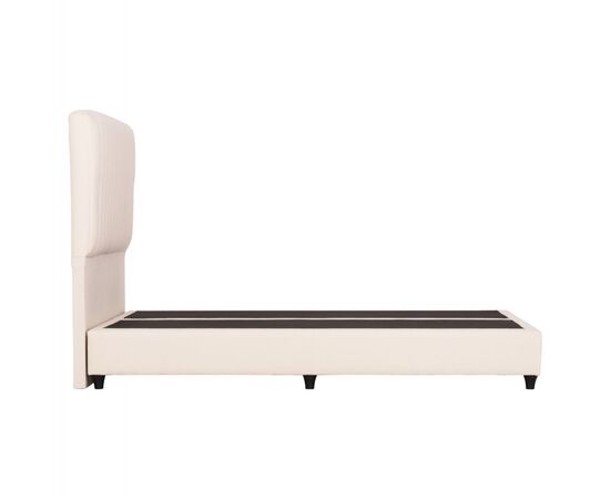 ΚΡEΒΑΤΙ ΔΙΠΛΟ LUTHER HM717 ΜΠΕΖ ΥΦΑΣΜΑ ΓΙΑ ΣΤΡΩΜΑ 160x200εκ. - ΚΡΕΒΑΤΙΑ στο Milonadakis.gr