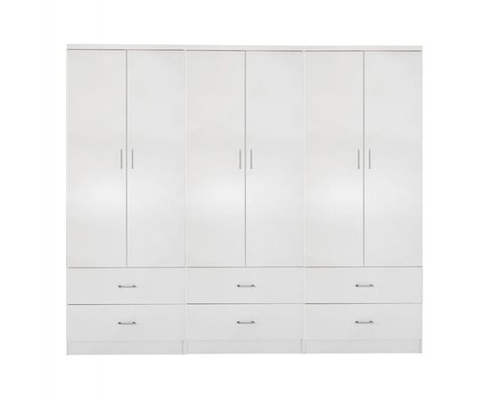 ΝΤΟΥΛΑΠΑ 6ΦΥΛΛΗ REINA ME 6 ΣΥΡΤΑΡΙΑ HM21060.05 ΜΕΛΑΜΙΝΗ ΣΕ ΛΕΥΚΟ 240x42x181Υεκ. - ΝΤΟΥΛΑΠΕΣ στο Milonadakis.gr