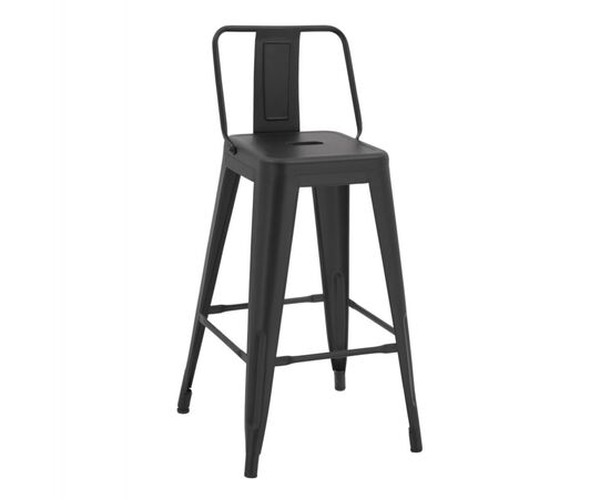 ΣΚΑΜΠΟ ΜΠΑΡ ΜΕΣΑΙΟΥ ΥΨΟΥΣ ΜΕΤΑΛΛΙΚΟ MELITA-PRO HM8574.42 ΜΑΥΡΟ ΜΑΤ 43x43x88Υεκ. - ΣΚΑΜΠΟ ΜΠΑΡ στο Milonadakis.gr