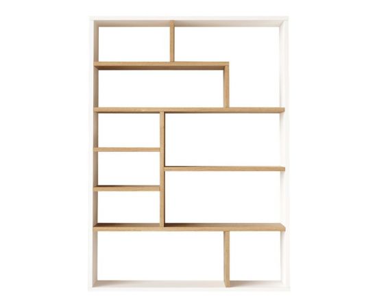 Βιβλιοθήκη Decora pakoworld σε φυσικό-λευκό απόχρωση 90x22x123.6εκ - ΒΙΒΛΙΟΘΗΚΕΣ στο Milonadakis.gr