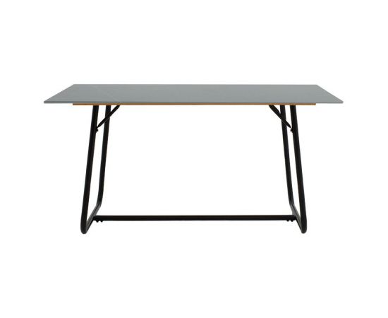 Τραπέζι Revello pakoworld sintered stone μαύρο μαρμάρου-μαύρο 150x90x75εκ - ΤΡΑΠΕΖΙΑ ΚΟΥΖΙΝΑΣ στο Milonadakis.gr
