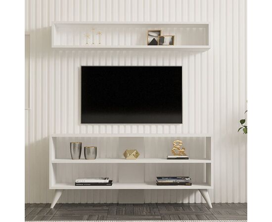 Σύνθετο σαλονιού Prestige pakoworld σε λευκή απόχρωση 120x29,6x50εκ - ΣΥΝΘΕΣΕΙΣ ΣΑΛΟΝΙΟΥ στο Milonadakis.gr