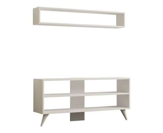 Σύνθετο σαλονιού Prestige pakoworld σε λευκή απόχρωση 120x29,6x50εκ - ΣΥΝΘΕΣΕΙΣ ΣΑΛΟΝΙΟΥ στο Milonadakis.gr