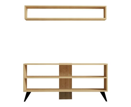 Σύνθετο σαλονιού Prestige pakoworld σε oak απόχρωση 120x29,6x50εκ - ΣΥΝΘΕΣΕΙΣ ΣΑΛΟΝΙΟΥ στο Milonadakis.gr