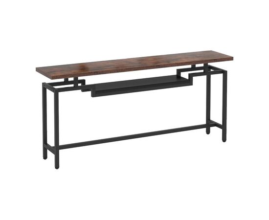 Κονσόλα Onole pakoworld σε καρυδί - μαύρο μέταλλο 180x35x82εκ - ΣΥΡΤΑΡΙΕΡΕΣ - ΤΟΥΑΛΕΤΕΣ στο Milonadakis.gr