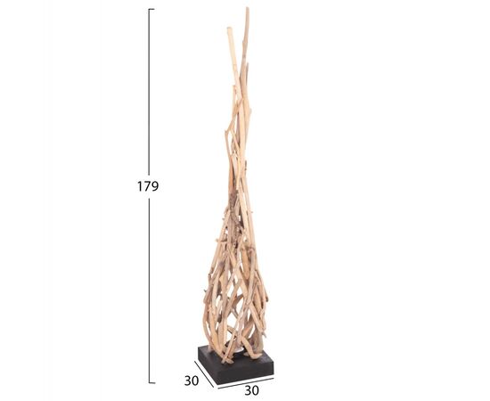 ΔΙΑΚΟΣΜΗΤΙΚΟ ΦΩΤΙΣΤΙΚΟ ΔΑΠΕΔΟΥ FLAMER HM4439 DRIFTWOOD ΣΕ ΦΥΣΙΚΟ 30x30x179Υεκ. - ΦΩΤΙΣΤΙΚΑ ΔΑΠΕΔΟΥ στο Milonadakis.gr