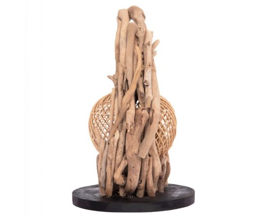 ΕΠΙΤΡΑΠΕΖΙΟ ΔΙΑΚΟΣΜΗΤΙΚΟ ΦΩΤΙΣΤΙΚΟ ASHIN HM4438 DRIFTWOOD--RATTAN 30x30x49Υεκ. - ΕΠΙΤΡΑΠΕΖΙΑ ΦΩΤΙΣΤΙΚΑ στο Milonadakis.gr
