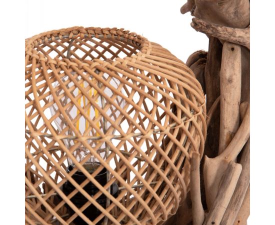 ΕΠΙΤΡΑΠΕΖΙΟ ΔΙΑΚΟΣΜΗΤΙΚΟ ΦΩΤΙΣΤΙΚΟ ASHIN HM4438 DRIFTWOOD--RATTAN 30x30x49Υεκ. - ΕΠΙΤΡΑΠΕΖΙΑ ΦΩΤΙΣΤΙΚΑ στο Milonadakis.gr