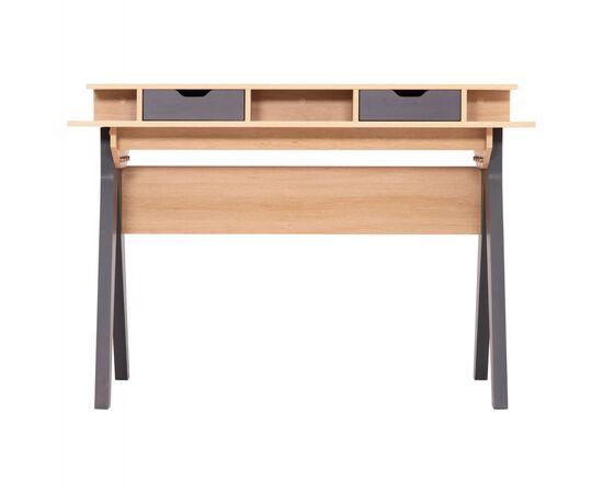 ΓΡΑΦΕΙΟ REXIN HM18290 ΜΕΛΑΜΙΝΗ ΣΕ SONAMA-ΓΚΡΙ 120x19-59x75-85,5ΥΥεκ. - ΓΡΑΦΕΙΑ στο Milonadakis.gr