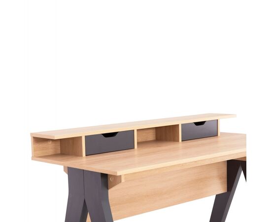 ΓΡΑΦΕΙΟ REXIN HM18290 ΜΕΛΑΜΙΝΗ ΣΕ SONAMA-ΓΚΡΙ 120x19-59x75-85,5ΥΥεκ. - ΓΡΑΦΕΙΑ στο Milonadakis.gr