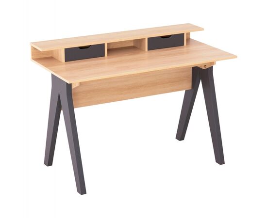 ΓΡΑΦΕΙΟ REXIN HM18290 ΜΕΛΑΜΙΝΗ ΣΕ SONAMA-ΓΚΡΙ 120x19-59x75-85,5ΥΥεκ. - ΓΡΑΦΕΙΑ στο Milonadakis.gr