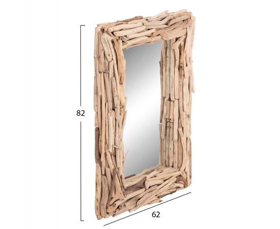 ΚΑΘΡΕΠΤΗΣ ΤΟΙΧΟΥ TWIGS HM4440 DRIFTWOOD ΣΕ ΦΥΣΙΚΟ ΧΡΩΜΑ 62x10x82Υεκ. - ΚΑΘΡΕΠΤΕΣ στο Milonadakis.gr