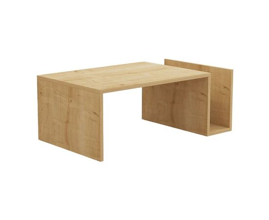 Τραπέζι σαλονιού Poko pakoworld σε oak απόχρωση 86.8x50x32,4εκ - ΤΡΑΠΕΖΑΚΙΑ ΣΑΛΟΝΙΟΥ στο Milonadakis.gr