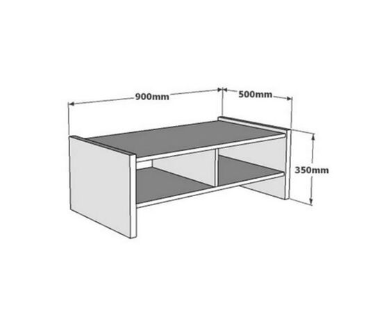 Τραπέζι σαλονιού Tiena pakoworld σε oak απόχρωση 90x50x35εκ - ΤΡΑΠΕΖΑΚΙΑ ΣΑΛΟΝΙΟΥ στο Milonadakis.gr