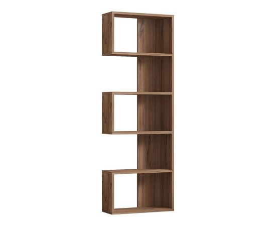 Βιβλιοθήκη Cascade pakoworld σε sonoma  απόχρωση 51.8x22x150εκ - ΒΙΒΛΙΟΘΗΚΕΣ στο Milonadakis.gr