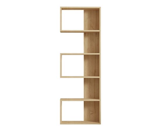 Βιβλιοθήκη Cascade pakoworld σε oak απόχρωση 51.8x22x150εκ - ΒΙΒΛΙΟΘΗΚΕΣ στο Milonadakis.gr