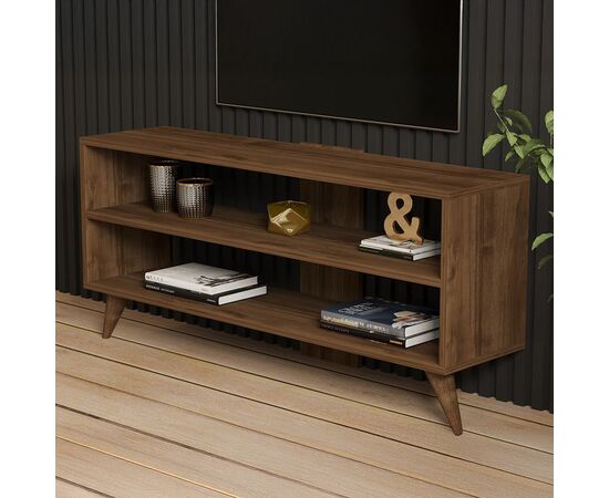 Έπιπλο τηλεόρασης Prestige pakoworld σε καρυδί απόχρωση 120x29,6x50εκ - ΕΠΙΠΛΑ ΤΗΛΕΟΡΑΣΗΣ στο Milonadakis.gr