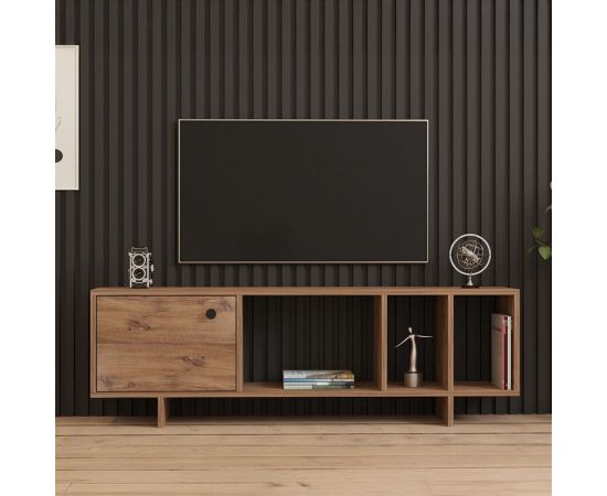 Έπιπλο τηλεόρασης Mueble pakoworld σε sonoma απόχρωση 140x29x45εκ - ΕΠΙΠΛΑ ΤΗΛΕΟΡΑΣΗΣ στο Milonadakis.gr