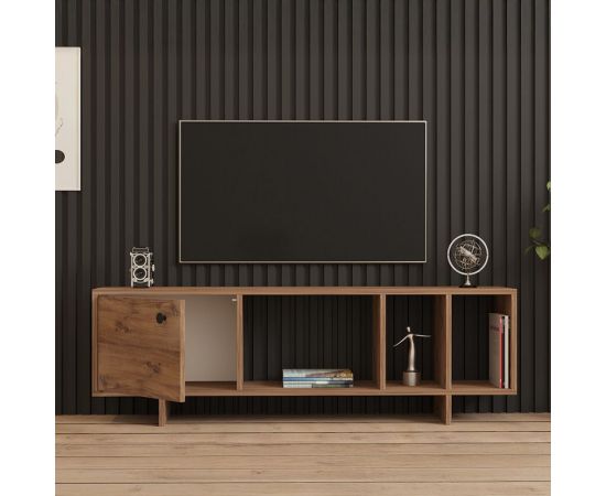 Έπιπλο τηλεόρασης Mueble pakoworld σε sonoma απόχρωση 140x29x45εκ - ΕΠΙΠΛΑ ΤΗΛΕΟΡΑΣΗΣ στο Milonadakis.gr
