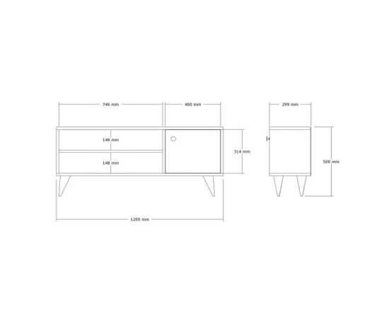 Έπιπλο τηλεόρασης Wison pakoworld σε oak απόχρωση 120x29x50εκ - ΕΠΙΠΛΑ ΤΗΛΕΟΡΑΣΗΣ στο Milonadakis.gr
