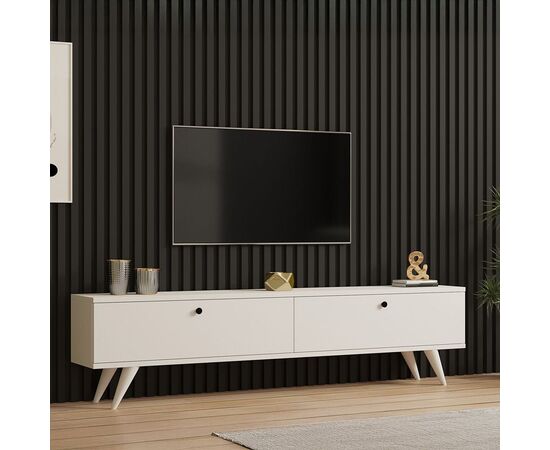 Έπιπλο τηλεόρασης Jate pakoworld σε λευκή απόχρωση 160x25x40εκ - ΕΠΙΠΛΑ ΤΗΛΕΟΡΑΣΗΣ στο Milonadakis.gr