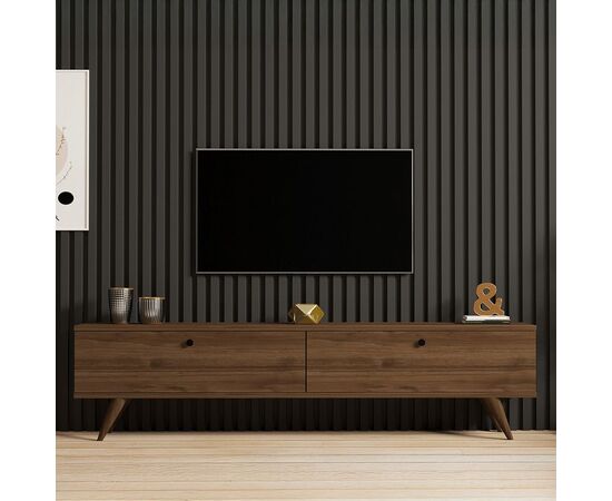 Έπιπλο τηλεόρασης Jate pakoworld σε καρυδί απόχρωση 160x25x40εκ - ΕΠΙΠΛΑ ΤΗΛΕΟΡΑΣΗΣ στο Milonadakis.gr