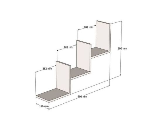 Ραφιέρα τοίχου Mauer pakoworld σε ανθρακί απόχρωση 90x19,6x60εκ - ΡΑΦΙΑ ΤΟΙΧΟΥ στο Milonadakis.gr