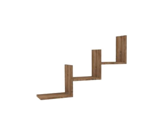 Ραφιέρα τοίχου Mauer pakoworld σε καρυδι απόχρωση 90x19,6x60εκ - ΡΑΦΙΑ ΤΟΙΧΟΥ στο Milonadakis.gr