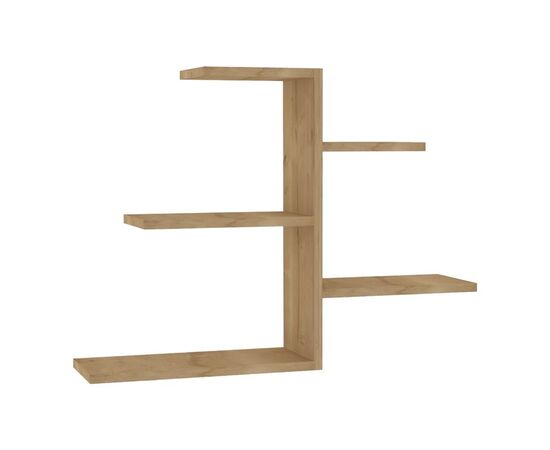 Ραφιέρα τοίχου Callum pakoworld σε oak απόχρωση 82.2x19,6x48εκ - ΡΑΦΙΑ ΤΟΙΧΟΥ στο Milonadakis.gr