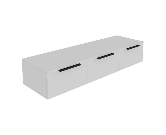 Κονσόλα με 3 συρτάρια Doha pakoworld σε λευκή απόχρωση 120x39x22cm - ΣΥΡΤΑΡΙΕΡΕΣ - ΤΟΥΑΛΕΤΕΣ στο Milonadakis.gr