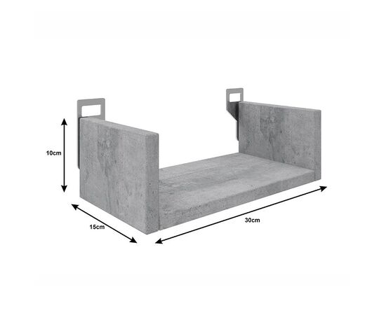 Ραφιέρα τοίχου Derva pakoworld σε oak απόχρωση 30x15x10cm - ΡΑΦΙΑ ΤΟΙΧΟΥ στο Milonadakis.gr