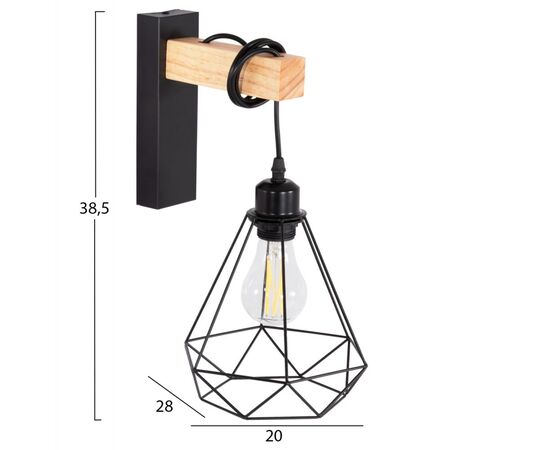 ΑΠΛΙΚΑ ΤΟΙΧΟΥ GROB HM4474 ΜΕΤΑΛΛΟ-ΞΥΛΟ 20x26x38,5Υεκ. - ΑΠΛΙΚΕΣ ΤΟΙΧΟΥ στο Milonadakis.gr
