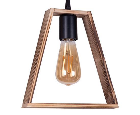 Φωτιστικό οροφής μονόφωτο Trigol pakoworld καφέ ξύλο 25x4x96εκ - ΦΩΤΙΣΤΙΚΑ ΟΡΟΦΗΣ στο Milonadakis.gr