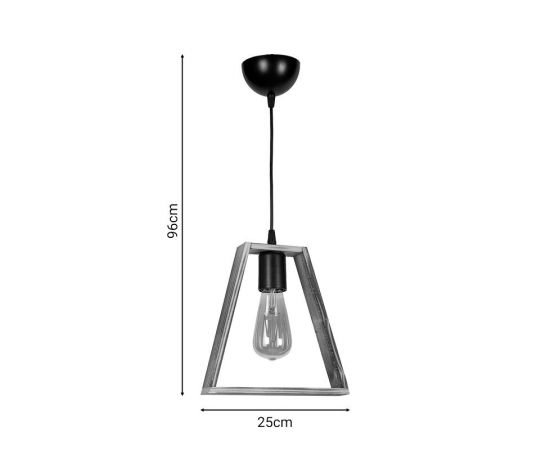 Φωτιστικό οροφής μονόφωτο Trigol pakoworld καφέ ξύλο 25x4x96εκ - ΦΩΤΙΣΤΙΚΑ ΟΡΟΦΗΣ στο Milonadakis.gr