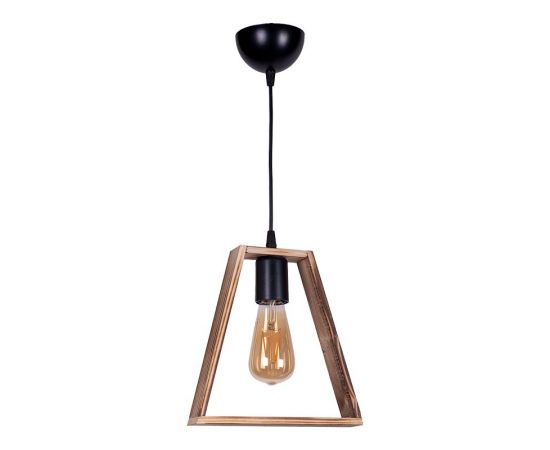 Φωτιστικό οροφής μονόφωτο Trigol pakoworld καφέ ξύλο 25x4x96εκ - ΦΩΤΙΣΤΙΚΑ ΟΡΟΦΗΣ στο Milonadakis.gr