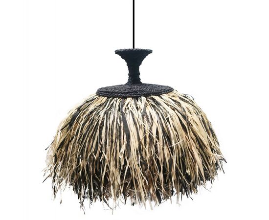 ΦΩΤΙΣΤΙΚΟ ΟΡΟΦΗΣ ORDEM HM4716 ΚΑΠΕΛΟ ΙΝΕΣ SISAL & ΜΠΑΝΑΝΑΣ-ΜΑΥΡΟ & ΦΥΣΙΚΟ Φ60εκ - ΦΩΤΙΣΤΙΚΑ ΟΡΟΦΗΣ στο Milonadakis.gr