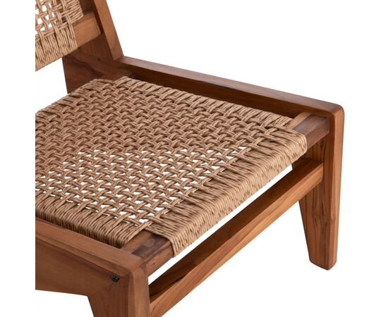 ΚΑΡΕΚΛΑ LOUNGE LUKILLA HM9913 ΞΥΛΟ TEAK ΣΕ ΦΥΣΙΚΟ--ΣΥΝΘ.ΣΧΟΙΝΙ ΜΠΕΖ 55,5x74x65Υεκ. - ΚΑΡΕΚΛΕΣ - ΠΟΛΥΘΡΟΝΕΣ ΕΣ. στο Milonadakis.gr