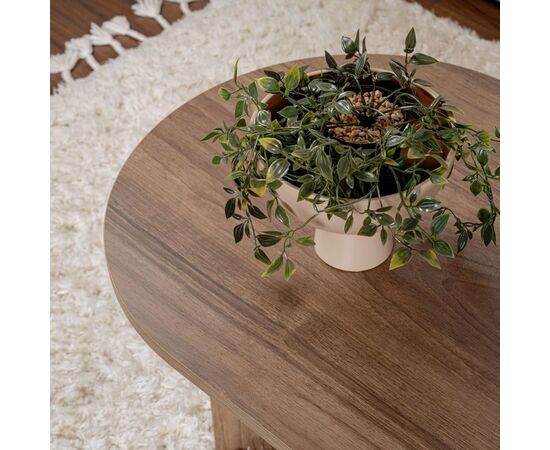 Τραπέζι σαλονιού Tabletod pakoworld σε καρυδί απόχρωση 119x60x40εκ - ΤΡΑΠΕΖΑΚΙΑ ΣΑΛΟΝΙΟΥ στο Milonadakis.gr
