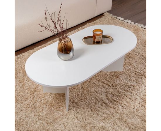 Τραπέζι σαλονιού Tabletod pakoworld σε λευκή απόχρωση 119x60x40εκ - ΤΡΑΠΕΖΑΚΙΑ ΣΑΛΟΝΙΟΥ στο Milonadakis.gr