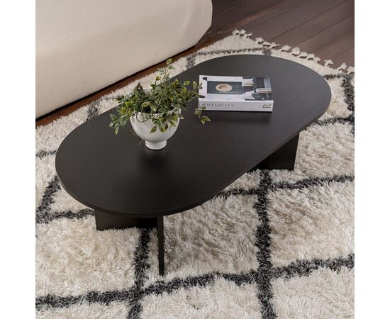 Τραπέζι σαλονιού Tabletod pakoworld σε μαύρη απόχρωση 119x60x40εκ - ΤΡΑΠΕΖΑΚΙΑ ΣΑΛΟΝΙΟΥ στο Milonadakis.gr