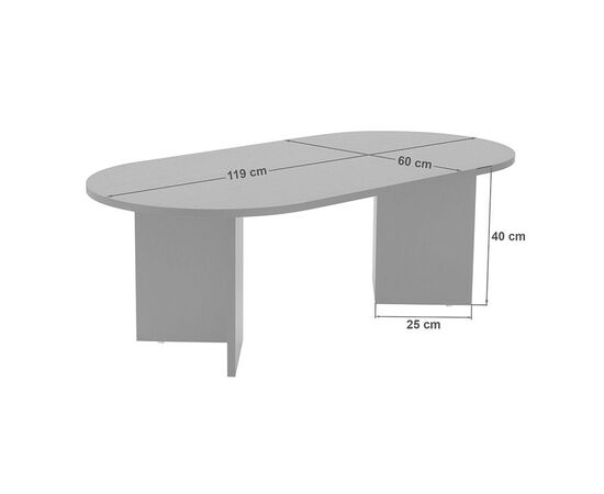 Τραπέζι σαλονιού Tabletod pakoworld σε μαύρη απόχρωση 119x60x40εκ - ΤΡΑΠΕΖΑΚΙΑ ΣΑΛΟΝΙΟΥ στο Milonadakis.gr