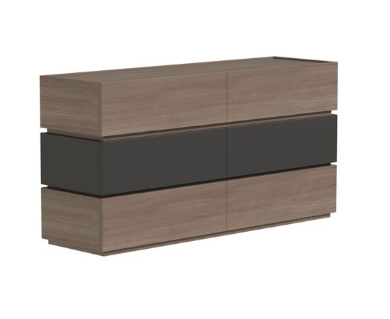 Συρταριέρα Sonlen pakoworld mdf σε ανθρακί-sonoma απόχρωση 120x40x72εκ - ΣΥΡΤΑΡΙΕΡΕΣ - ΤΟΥΑΛΕΤΕΣ στο Milonadakis.gr