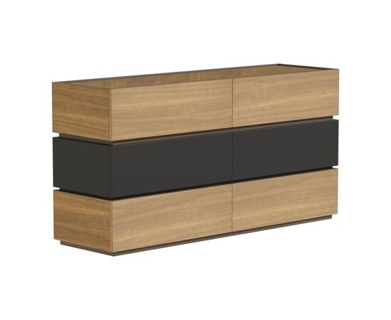 Συρταριέρα Sonlen pakoworld mdf σε ανθρακί-sonoma απόχρωση 120x40x72εκ - ΣΥΡΤΑΡΙΕΡΕΣ - ΤΟΥΑΛΕΤΕΣ στο Milonadakis.gr