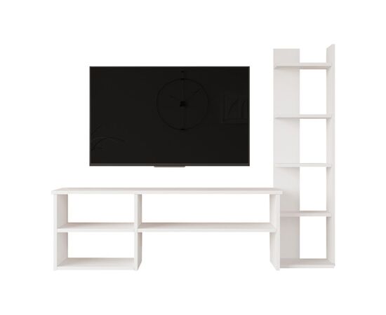 Σύνθετο σαλονιού Perla pakoworld σε λευκή απόχρωση 120x29.5x41,8εκ - ΣΥΝΘΕΣΕΙΣ ΣΑΛΟΝΙΟΥ στο Milonadakis.gr
