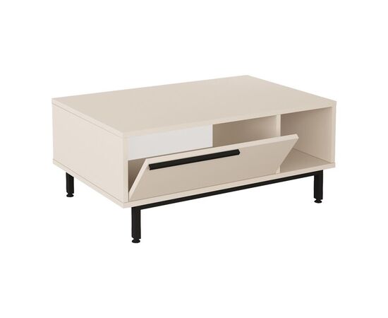 Τραπέζι σαλονιού Frixton pakoworld σε cappuccino απόχρωση 90x60x37.5εκ - ΤΡΑΠΕΖΑΚΙΑ ΣΑΛΟΝΙΟΥ στο Milonadakis.gr