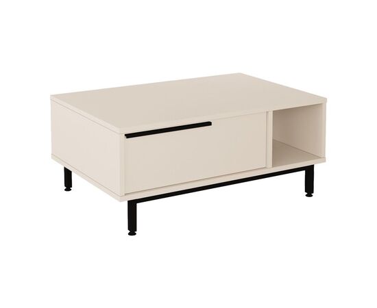 Τραπέζι σαλονιού Frixton pakoworld σε cappuccino απόχρωση 90x60x37.5εκ - ΤΡΑΠΕΖΑΚΙΑ ΣΑΛΟΝΙΟΥ στο Milonadakis.gr