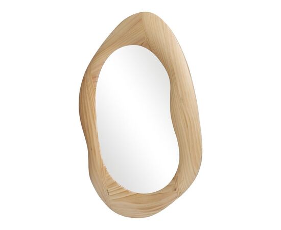 Καθρέπτης οβάλ Enola pakoworld mdf σε φυσική απόχρωση 54x2.5x80εκ - ΚΑΘΡΕΠΤΕΣ στο Milonadakis.gr